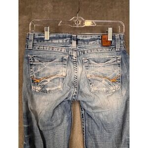 BKE Denim BKL100 Womens Light Wash Low Rise Crop Capri  Size 26